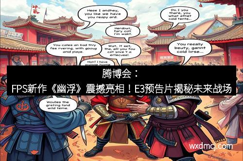 腾博会：FPS新作《幽浮》震撼亮相！E3预告片揭秘未来战场